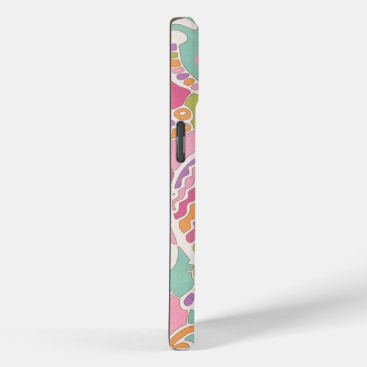 Pastel Abstract Design Phone Case (Rückseite / Rechts)