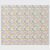Pastel Abstract Organic Shapes Pattern  Geschenkpapier (Flach)