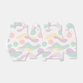 Pastel Abstract Seamless Pattern Waves and Circles Geschenkschachtel (Ungefaltet)