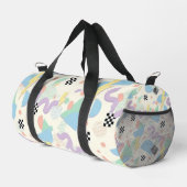 Pastel Abstract Shapes Pattern Design Duffle Bag (Rechte Ecke)