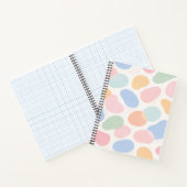 Pastel Abstract Shapes Spiral Notebook Notizblock (Innenseite)