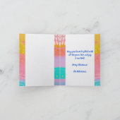 Pastel Abstract Wonderful Counselor Christmas Card Karte (Innenseite)
