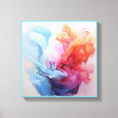 Pastel abstrakt 2 von 4 leinwanddruck (Vorderseite)