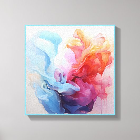 Pastel abstrakt 2 von 4 leinwanddruck (Vorderseite)