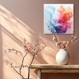 Pastel abstrakt 2 von 4 leinwanddruck