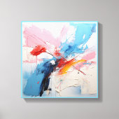 Pastel abstrakt 3 von 4 leinwanddruck (Vorderseite)