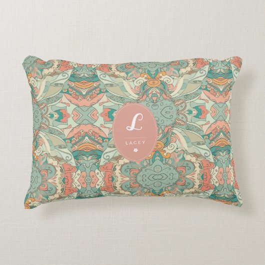Pastel Abstrakt Accent Pillow Dekokissen (Vorderseite)