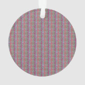 Pastel Abstrakt Art Acrylic Ornament (Rückseite)