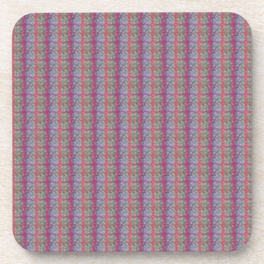 Pastel Abstrakt Art Hard Plastic Untersetzer (Vorderseite)
