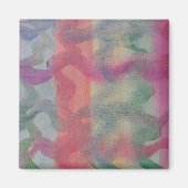 Pastel Abstrakt Art Magnet (Vorne)