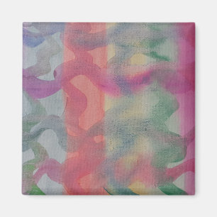 Pastel Abstrakt Art Magnet