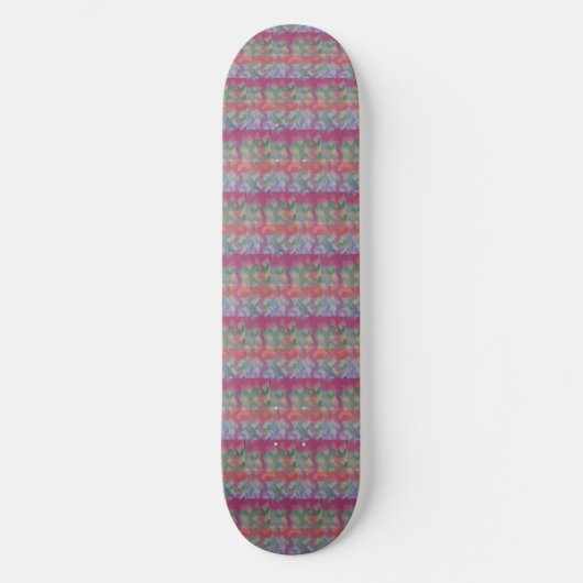 Pastel Abstrakt Art Skateboard (Vorderseite)