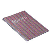 Pastel Abstrakt Art Spiral Notebook Notizblock (Rechte Seite)