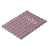 Pastel Abstrakt Art Spiral Notebook Notizblock (Linke Seite)
