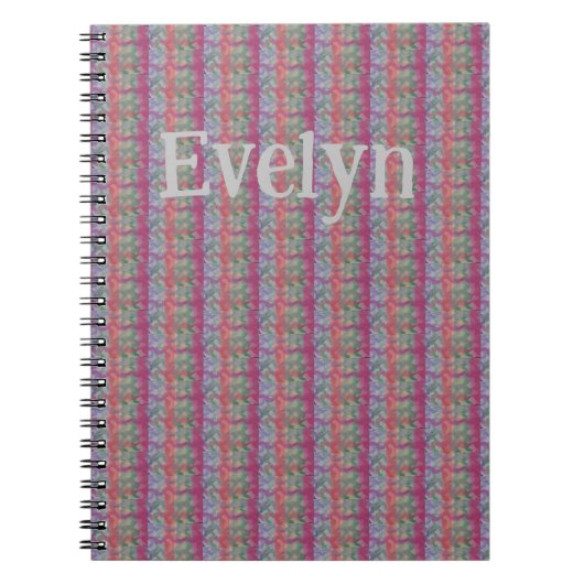 Pastel Abstrakt Art Spiral Notebook Notizblock (Vorderseite)