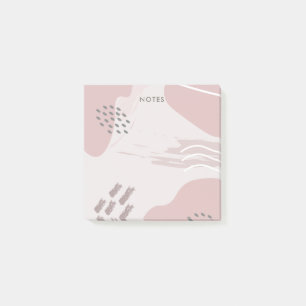 Pastel Abstrakt Brush Stroke Post-it Klebezettel