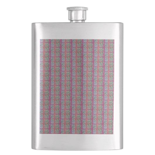 Pastel Abstrakt Classic Flachmann (Vorderseite)