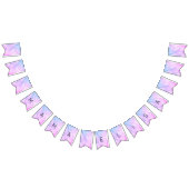 Pastel Abstrakt Elegant Chic CUSTOM BABY SHOWER Wimpelkette (Alle)