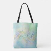 Pastel Abstrakt Floral Tasche (Rückseite)