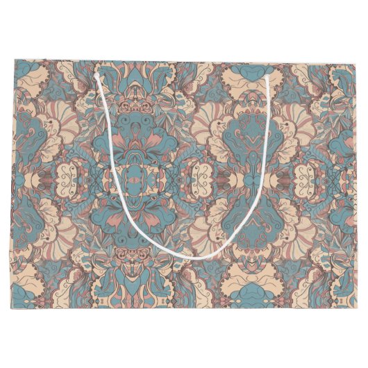 Pastel Abstrakt Große Geschenktüte (Rückseite)