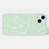 Pastel Abstrakt Minimalistisch Minze Grün Case-Mate iPhone Hülle (Rückseite (Horizontal))