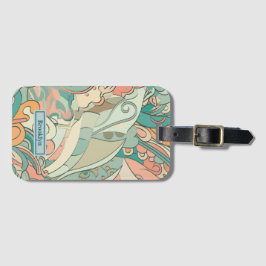 Pastel Abstrakt Paisley Pattern Gepäckanhänger