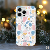 Pastel Abstrakt Pebble - Minimalistisch Bio Case-Mate iPhone Hülle