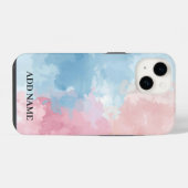 Pastel Abstrakt Phone Case - Personalisiert Waterc iPhone Hülle (Rückseite (Horizontal))