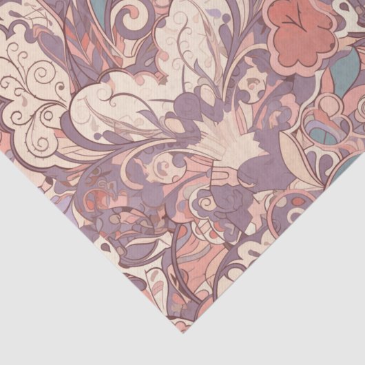 Pastel Abstrakt Seidenpapier (Detail)