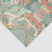 Pastel Abstrakt Seidenpapier (Detail)