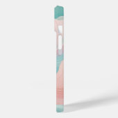 Pastel Abstrakt Swirl iPhone Case 14 (Rückseite / Links)