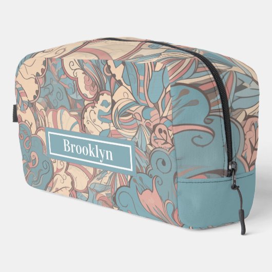 Pastel Abstrakt Toilettenbeutel Waschbeutel (Rechte Ecke)