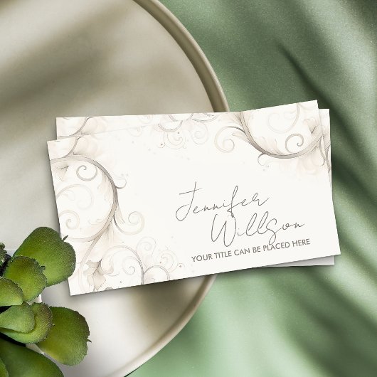 Pastel Abstrakt Watercolor Ristorante La Lanchetta Visitenkarte