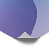 Pastel Abstrakt Wave Art - Entschlackendes digital Poster (Ecke)