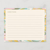 Pastel Abstraktes benutzerdefiniertes Brautparty R (Rückseite)