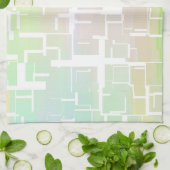 Pastel Abstraktes mehrfarbiges Muster Geschirrtuch (Gefaltet)