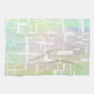 Pastel Abstraktes mehrfarbiges Muster Geschirrtuch