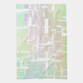 Pastel Abstraktes mehrfarbiges Muster Geschirrtuch (Vertikal)