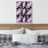 Pastel Abyss Soft Geometric Abstract Art Leinwanddruck (Insitu (Schlafzimmer))