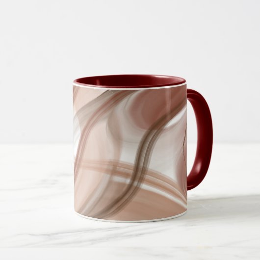 "Pastel Aesthetic Coffee Tasse - Elegant und Seren (VorderseiteRechts)