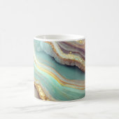 Pastel Agate Geode Stone Kaffeetasse (Mittel)
