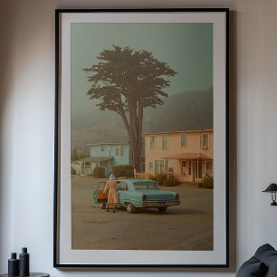 Pastel Americana: Eine kinematografische Roadside- Poster