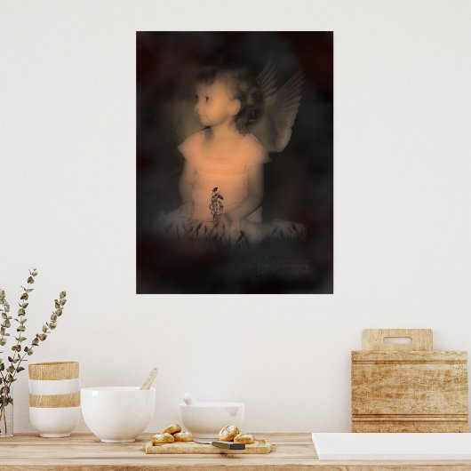 Pastel Angel Poster (Küche)