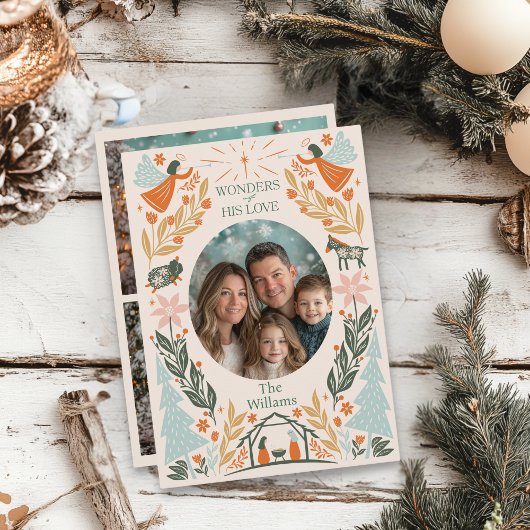 Pastel Angel Weihnachtskarte 2 Dankeskarte