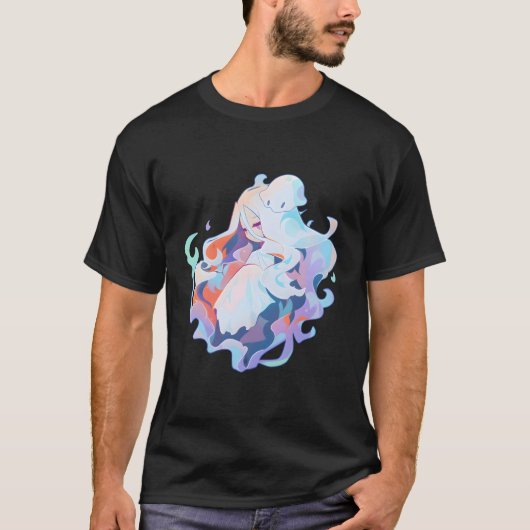 Pastel Anime Ghost T-Shirt (Vorderseite)