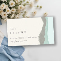 Pastel Aqua Gray Kraft Mountain