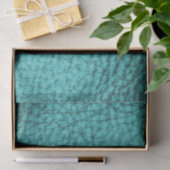 Pastel Aqua Imitats Leather Seidenpapier (Geschenk)