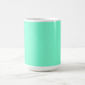 Pastel Aqua Solid Color | Classic | elegant Kaffeetasse (Mittel)