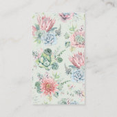 Pastel-Aquarell-Sukkulatur Begleitkarte (Rückseite)