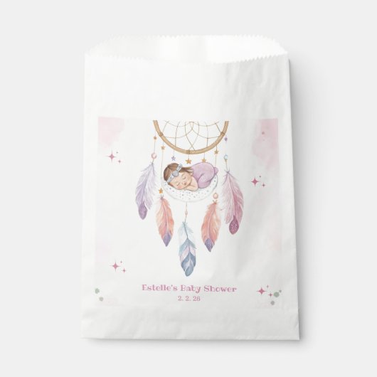 Pastel Aquarelltuch Geschenktütchen (Vorderseite)